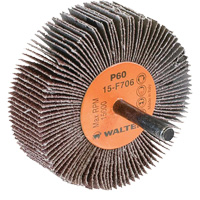 Flap Wheels-Coolcut Flap Wheels, Aluminum Oxide, 60 Grit, 3" x 1" x 1/4" Les Distributions ICE