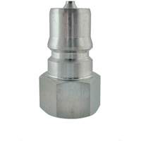 Hydraulic Quick Coupler - Plug, Stainless Steel, 1/2" Dia. Les Distributions ICE