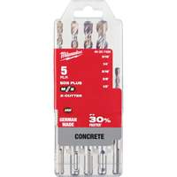 Jeu de forets pour marteau perforateur M/2 SDS-Plus, 5 morceaux, Carbure Les Distributions ICE