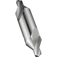 Foret &agrave; centrer et fraise combin&eacute;s, #0, Petit diam&egrave;tre de 1/32", Grand diam&egrave;tre de 1/8", Acier rapide au cobalt Les Distributions ICE