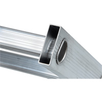 Industrial Heavy-Duty Straight Ladders, 8', Aluminum, 300 lbs., CSA Grade 1A Les Distributions ICE