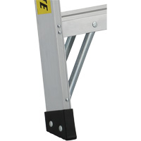 3400 Series Industrial Extra Heavy-Duty Step Ladder, 4', Aluminum, 300 lbs. Capacity, Type 1A Les Distributions ICE