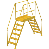 Crossover Ladder, 116" Overall Span, 60" H x 48" D, 24" Step Width Les Distributions ICE