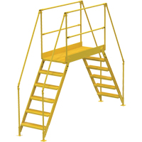 Crossover Ladder, 128" Overall Span, 60" H x 60" D, 24" Step Width Les Distributions ICE