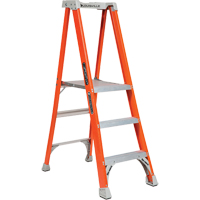 Industrial Heavy-Duty Pro Platform Stepladders (FXP1700 Series), 3', 300 lbs. Cap. Les Distributions ICE