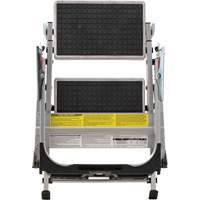 &eacute;chelle escabeau avec roues pivotantes, 2 marches, 23" x 21" x Hauteur 34,50" Les Distributions ICE