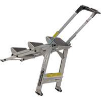 &eacute;chelle escabeau avec roues pivotantes, 3 marches, 34" x 22" x Hauteur 50,75" Les Distributions ICE