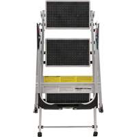 &eacute;chelle escabeau avec roues pivotantes, 3 marches, 34" x 22" x Hauteur 50,75" Les Distributions ICE