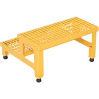 Plate-forme ajustable Step-Mate, 2 marche(s), 23-13/16" la x 22-7/8" lo x 15-1/4" h, Capacit&eacute; 500 lb Les Distributions ICE