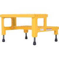 Plate-forme ajustable Step-Mate, 2 marche(s), 23-13/16" la x 22-7/8" lo x 15-1/4" h, Capacit&eacute; 500 lb Les Distributions ICE