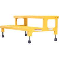 Plate-forme ajustable Step-Mate, 2 marche(s), 36-3/16" la x 22-7/8" lo x 15-1/4" h, Capacit&eacute; 500 lb Les Distributions ICE
