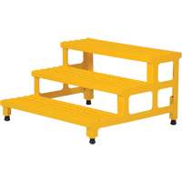 Plate-forme ajustable Step-Mate, 3 marche(s), 36-3/16" la x 33-7/8" lo x 22-1/4" h, Capacit&eacute; 500 lb Les Distributions ICE