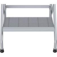 Escabeau en aluminium, 2 marche(s), 22-13/16" la x 24-9/16" lo x 20" h, Capacit&eacute; 500 lb Les Distributions ICE