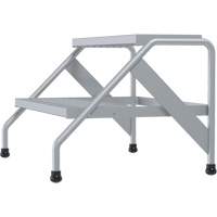Escabeau en aluminium, 2 marche(s), 32-13/16" la x 24-9/16" lo x 20" h, Capacit&eacute; 500 lb Les Distributions ICE