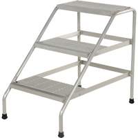 Escabeau en aluminium, 3 marche(s), 22-13/16" la x 34-9/16" lo x 30" h, Capacit&eacute; 500 lb Les Distributions ICE