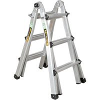 &eacute;chelle t&eacute;lescopique multipositions, 2,916' - 9,75', Aluminium, 300 lb, CSA calibre 1A Les Distributions ICE