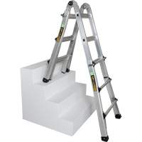 &eacute;chelle t&eacute;lescopique multipositions, 2,916' - 9,75', Aluminium, 300 lb, CSA calibre 1A Les Distributions ICE