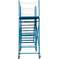 Snow Ladder, Steel, 10 Steps, 99" H, 85-1/2" D, 48" Step, Serrated Les Distributions ICE