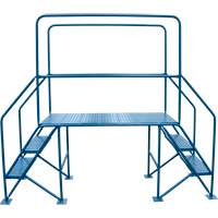Crossover Ladder, 35-1/2" Overall Span, 31-1/2" H x 22" D, 22" Step Width Les Distributions ICE