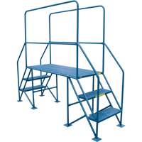 Crossover Ladder, 35-1/2" Overall Span, 31-1/2" H x 22" D, 22" Step Width Les Distributions ICE