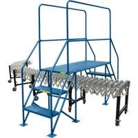 Crossover Ladder, 35-1/2" Overall Span, 31-1/2" H x 22" D, 22" Step Width Les Distributions ICE