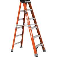 Step Ladder, 6', Fibreglass, 375 lbs. Capacity, Type 1AA Les Distributions ICE
