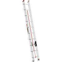 Jobsite Series Extension Ladder, 200 lbs. Cap., 20' H, Grade 3 Les Distributions ICE