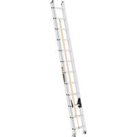 Jobsite Series Extension Ladder, 225 lbs. Cap., 24' H, Grade 2 Les Distributions ICE