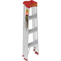 Step Ladder, 4', Aluminum, 200 lbs. Capacity, Type 3 Les Distributions ICE