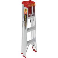 Step Ladder with Paint Tray, 4', Aluminum, 200 lbs. Capacity, Type 3 Les Distributions ICE