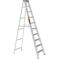 Step Ladder, 10', Aluminum, 225 lbs. Capacity, Type 2 Les Distributions ICE