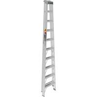 Step Ladder, 10', Aluminum, 225 lbs. Capacity, Type 2 Les Distributions ICE