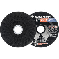Meules &agrave; tronçonner renforc&eacute;es Zip+ pour meuleuse &agrave; angle droit, 4-1/2" x 1/16", Arbre de 7/8", Type 1, Alumine de zirconium, 13 300 Tr/min Les Distributions ICE