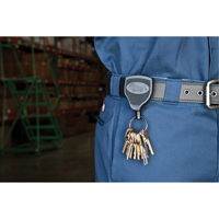 Porte-cl&eacute;s Super48, Polycarbonate, C&acirc;ble 48", Fixation Agrafe de ceinture Les Distributions ICE