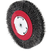Meule 101F-3M &agrave; fils cr&ecirc;p&eacute;s, 6" dia., Fils 0,014", Arbre 1/2"/2"/5/8" Les Distributions ICE