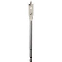 M&egrave;che plate, Diam&egrave;tre de 1/2", Tige 1/4" hex, Longeur de 6" Les Distributions ICE