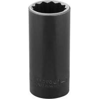 Douille, Chocs, 1-1/8", Prise 1/2", 12 pans, Profond Les Distributions ICE