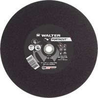 Meule &agrave; tronçonner rapide en acier inoxydable Portacut, 14" x 1/8", Arbre de 3/4", Type 1, Carbure de silicium, 5400 Tr/min Les Distributions ICE