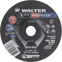 Meule PIPEFITTER, 4-1/2" x 1/8", Arbre 7/8", Type 27 Les Distributions ICE