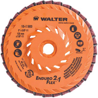 Meule &agrave; lamelles Enduro-Flex 2-in-1, 5" x 5/8"-11, Grain 80, C&eacute;ramique Les Distributions ICE