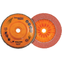Enduro-Flex Turbo Flap Disc, 4-1/2" x 5/8"-11, Type 27S, 36/60 Grit, Ceramic Les Distributions ICE