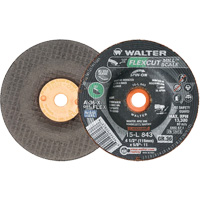 Meule FLEXCUT MILL SCALE, 4-1/2", 36 Grain, Oxyde d'aluminium, 5/8"-11, 13 300 Tr/min, Type 29 Les Distributions ICE