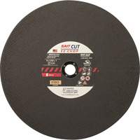 Chop Saw Wheel, 12" x 0.093"/3/32", 1" Arbor, Type 1, Aluminum Oxide, 5100 RPM Les Distributions ICE