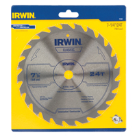 Lames de scie pour entrepreneur - Lames de scie de s&eacute;rie classique, 7-1/4", 24 dents, Pour Bois Les Distributions ICE
