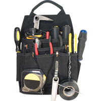 Porte-outils professionnels pour &eacute;lectricien, Porte-outil multiple, Polyester, 11 Poches Les Distributions ICE