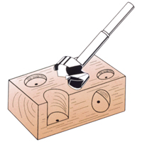 Forstner Bit, 2/5", 8 mm Shank, 3-1/2" Length Les Distributions ICE