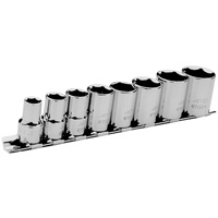 Jeu de douilles SAE, 8 Mcx, Prise de 3/8" Les Distributions ICE