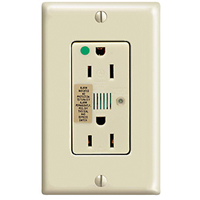 R&eacute;ceptacle protecteur contre les surtensions d'h&ocirc;pital duplex 120V, 15A Les Distributions ICE