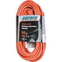 Cordon rallonge en vinyle, Ext&eacute;rieur, SJTW, AWG 14/3, 15 A, 50' Les Distributions ICE