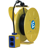 LE9000 Series Heavy-Duty Cord Reels, 30', SJOW, 14/3 Gauge, 15 A Les Distributions ICE
